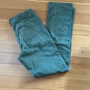 Toad & Co Green Denim Jeans 31